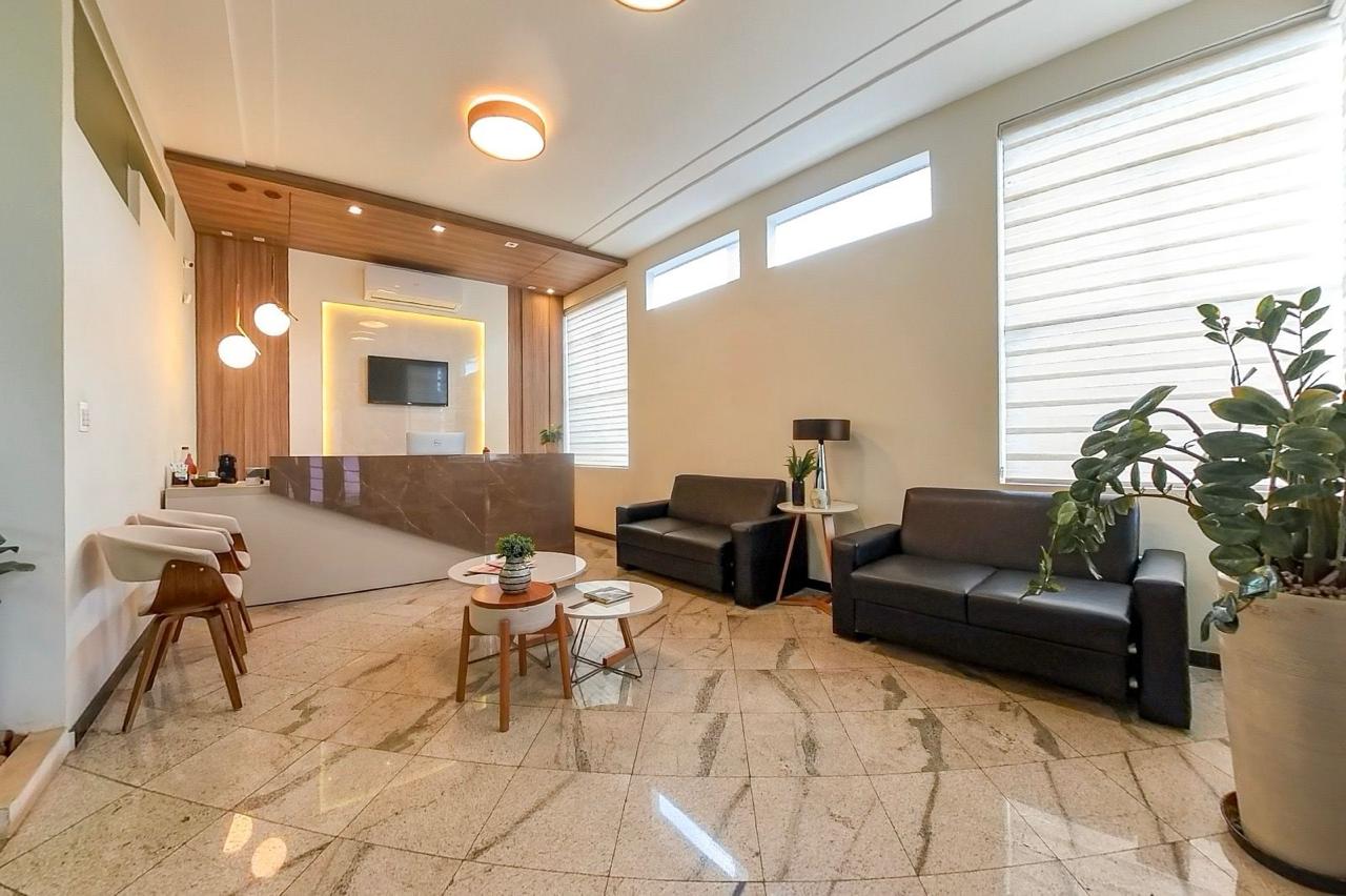 Recepção Vexa – ambiente premium